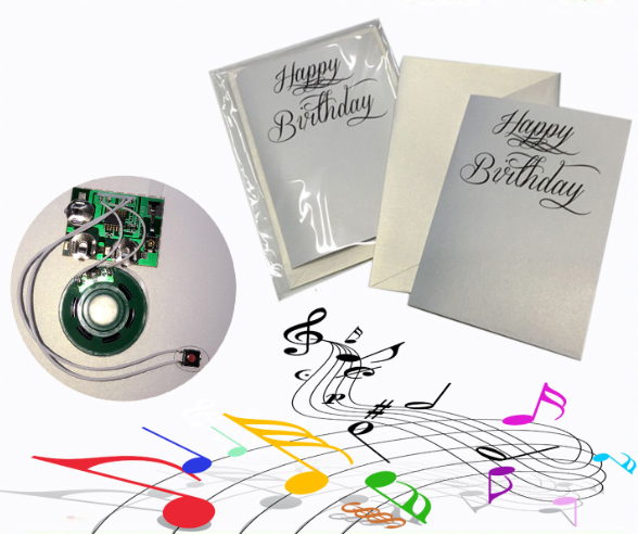 Custom Sing Song Musical Greeting card for birthday