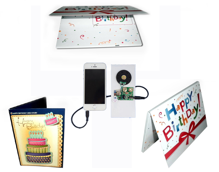 recordable greeting card module