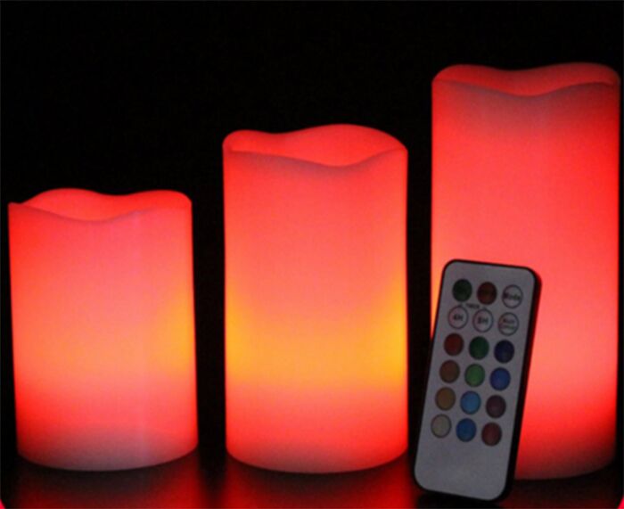 led color changing candle