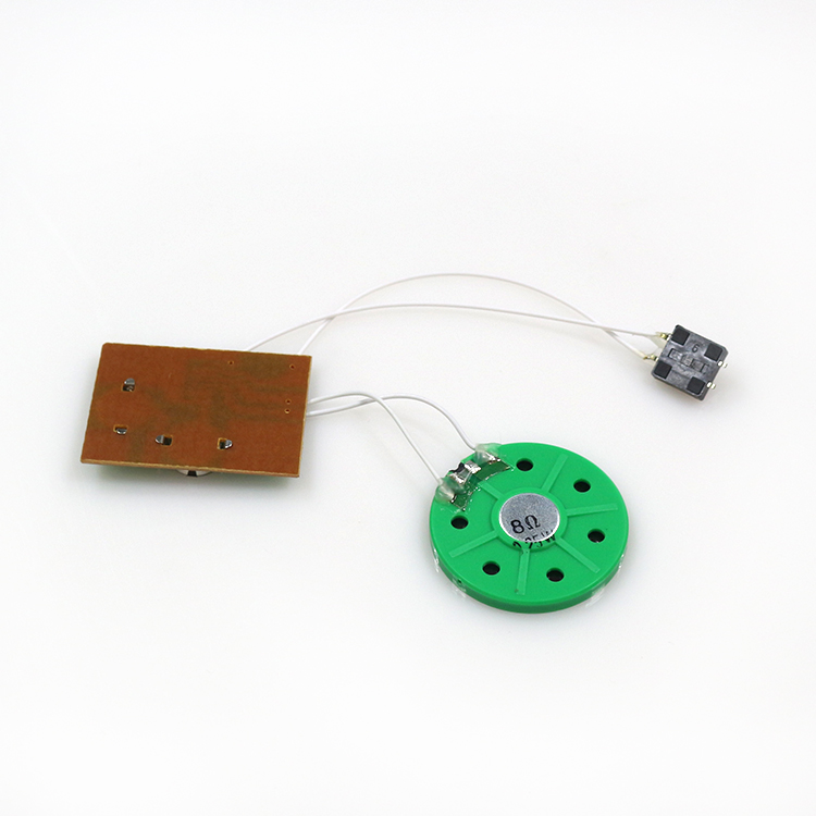 Recordable sound chip for greeting cards
