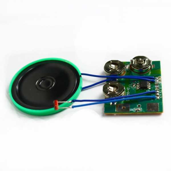Pre-programmed sound chip with light sensor
