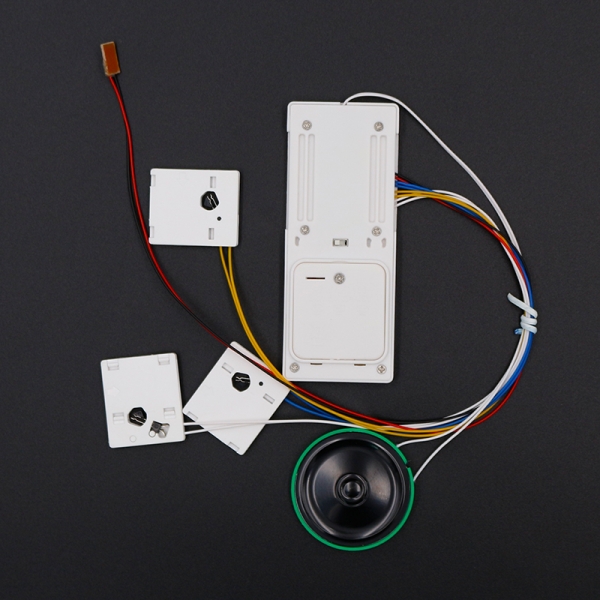 Light sensor sound module for kid book